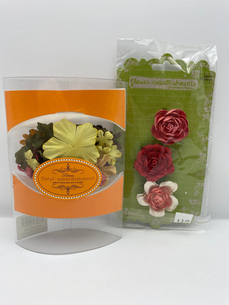Floral Paper-craft Embellishments