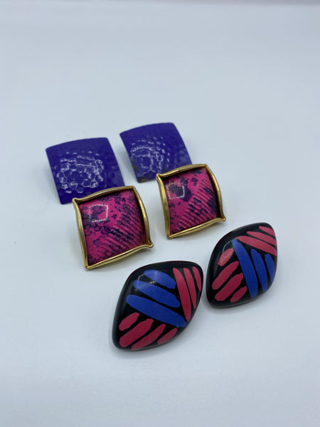 Pinks + Purples Vintage Earring Pack