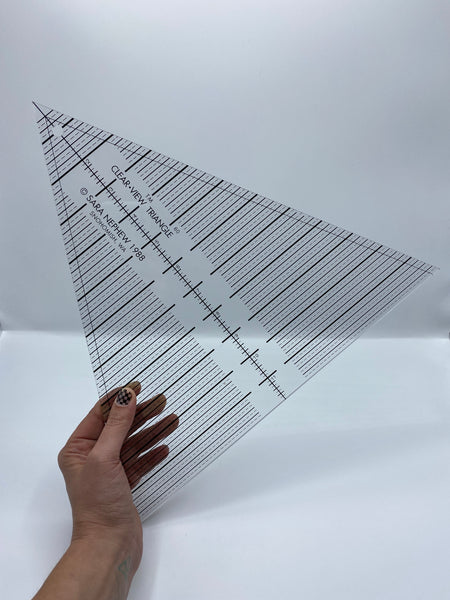 Clear View Triangle Quilting Ruler