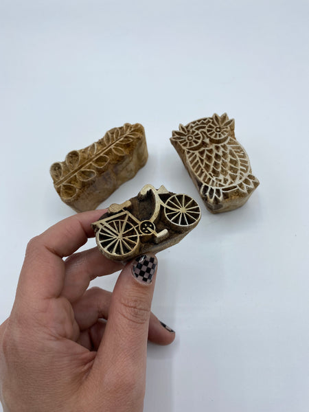 Wooden Stamps - Clay Embossing