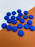 Blue Plastic Cabochons