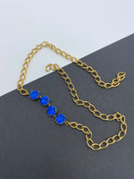 Beautiful Blue Gem Necklace