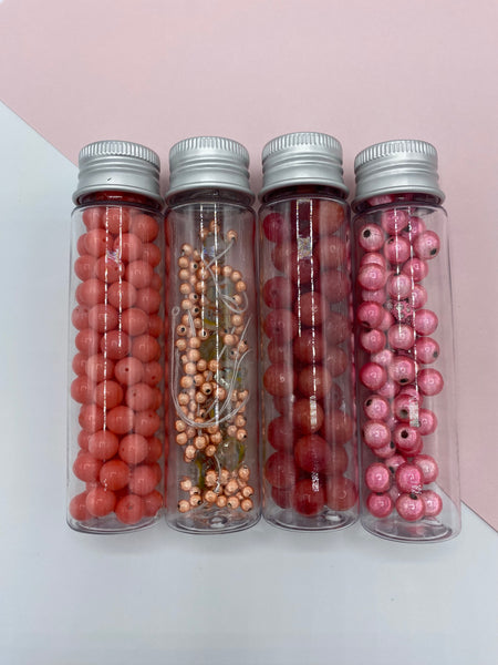 Assorted Pink Bead Bundle
