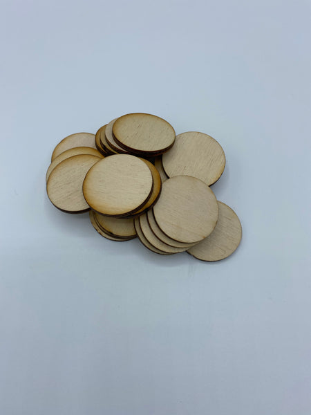 Small Wooden Rounds