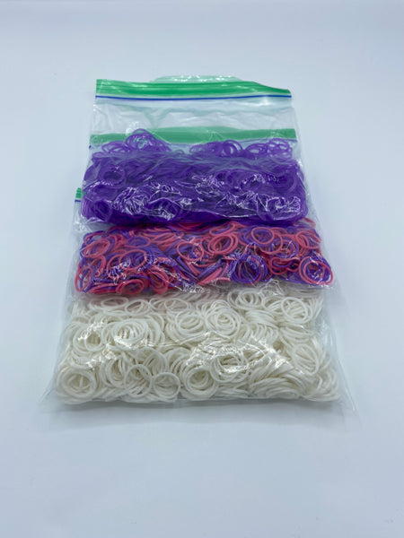Rainbow Rubber Bands - Purple Pack